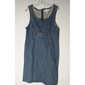 Chadwicks Demin Jean Dress Med Blue Sleeveless size 12